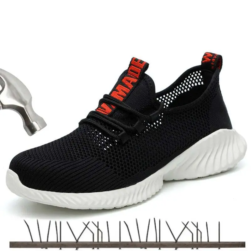Dropshipping Men Steel Toe Cap Work Boots Breathable Labor Insurance Shoes Anti-smashing Puncture Proof Safety Mesh Sneakers
Dropshipping Men Steel Toe Cap Work Boots Breathable Labor Insurance Shoes Anti-smashing Puncture Proof Safety Mesh Sneakers