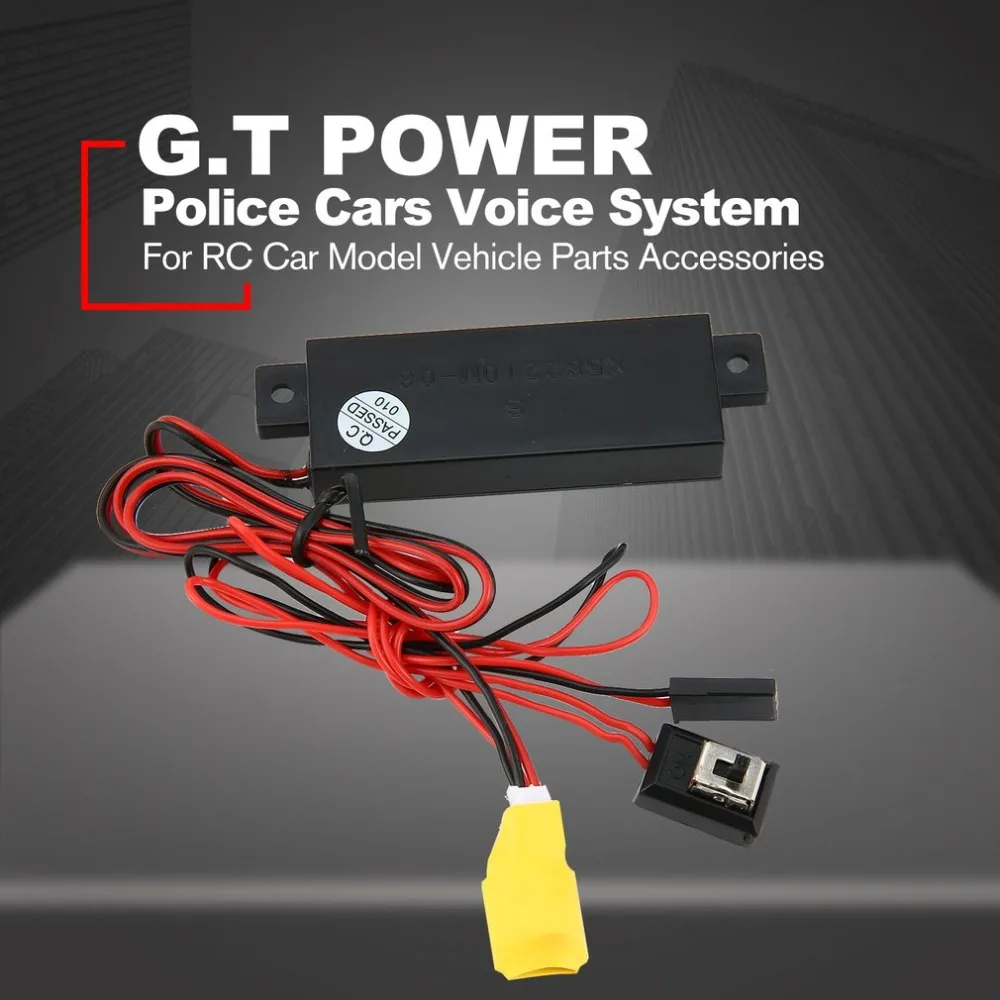 G.T POWER RC Cop Police Cars Voice System Audio Sound Simulator for RC Car Model Vehicle Parts Accessories
G.T POWER RC Cop Police Cars Voice System Audio Sound Simulator for RC Car Model Vehicle Parts Accessories