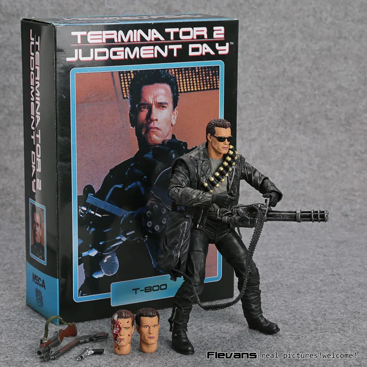 NECA Терминатор 2: Судный День T 800 Арнольд Шварценеггер ПВХ фигурка Коллекционная
