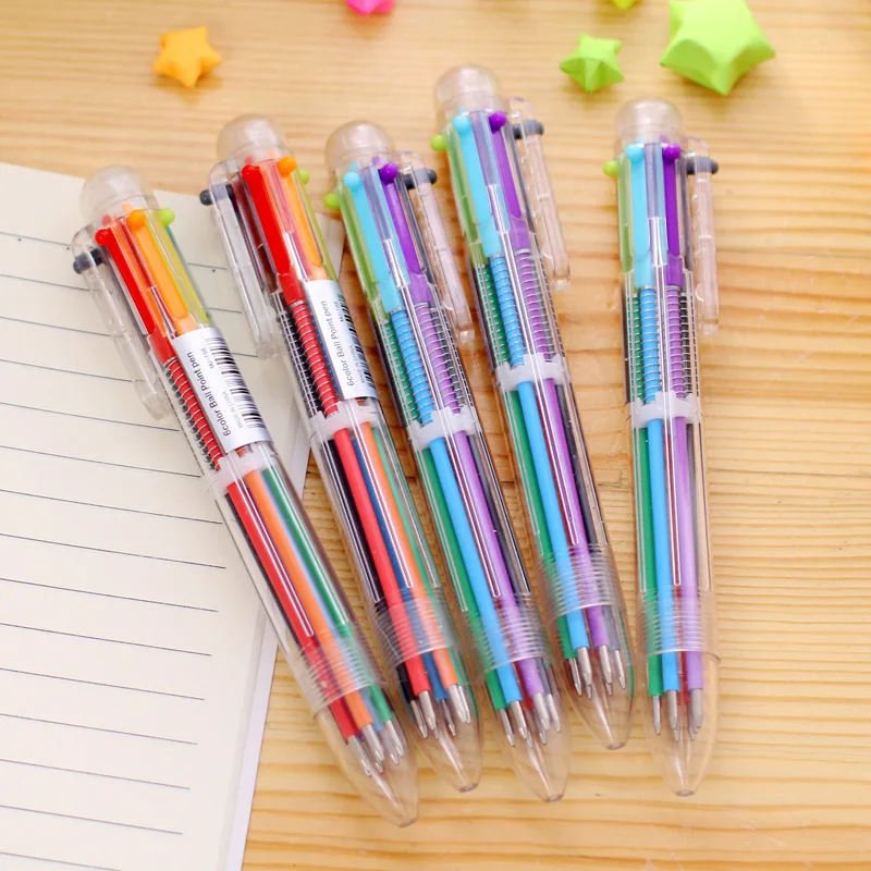 (1pcs/Hot Sell) 0.7mm Cute Kawaii 6 in 1 Ball Ballpoint Pens Ballpen For Office School Writing Supplies Stationery
(1pcs/Hot Sell) 0.7mm Cute Kawaii 6 in 1 Ball Ballpoint Pens Ballpen For Office School Writing Supplies Stationery