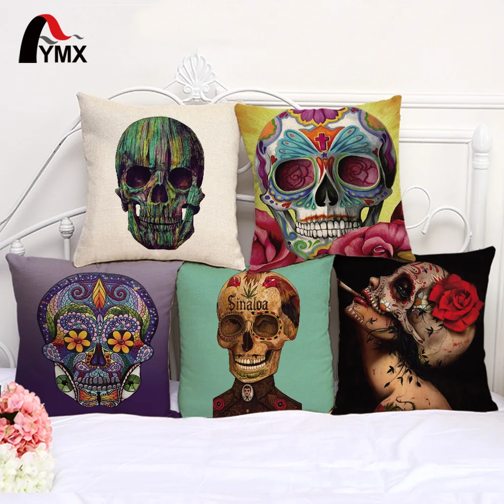 45X45 CM Horror Skull Pillowcase Cushion Cover Office Living Room Puffer Window Cover Cushion Wholesale 2017 New Arrival
45X45 CM Horror Skull Pillowcase Cushion Cover Office Living Room Puffer Window Cover Cushion Wholesale 2017 New Arrival