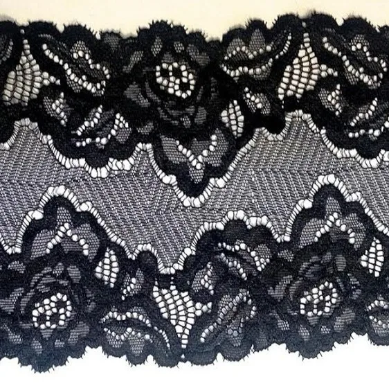 FREE SHIPPING 13cm high quality Black/White elastic jacquard FLOWER lacetrims,soft and elegant lace trimming,XERY-YXF08
FREE SHIPPING 13cm high quality Black/White elastic jacquard FLOWER lacetrims,soft and elegant lace trimming,XERY-YXF08