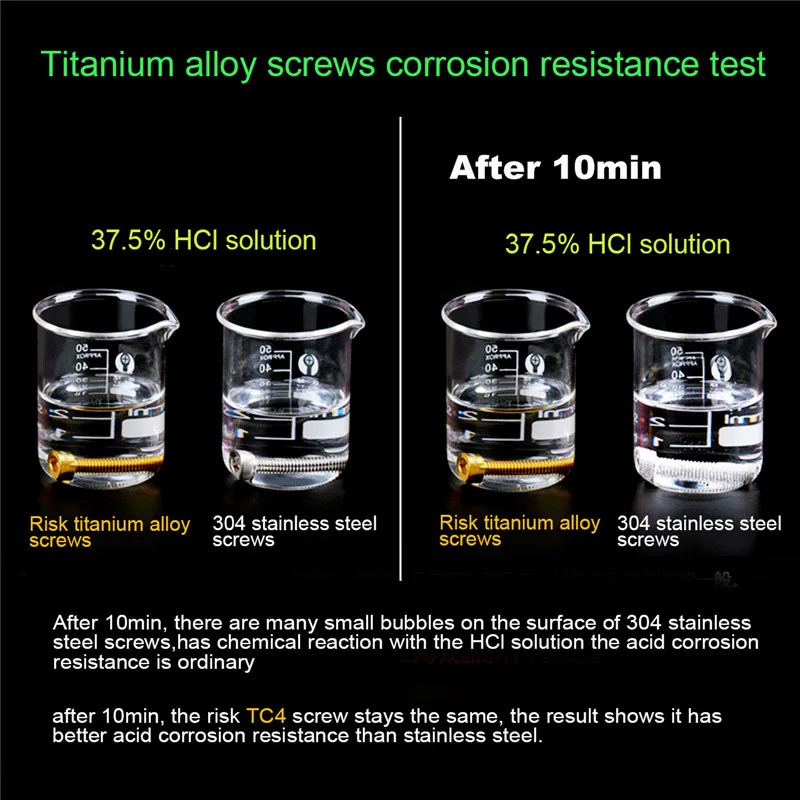 2g/pc 6pcs Titanium Bolts Stem Seatpost Locking Screws Risk Mountain Bike Titanium Alloy Screw M5x16 M5x18mm TC4 Stem Seatpost
2g/pc 6pcs Titanium Bolts Stem Seatpost Locking Screws Risk Mountain Bike Titanium Alloy Screw M5x16 M5x18mm TC4 Stem Seatpost