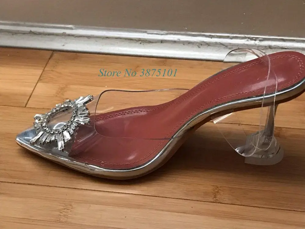The new pointy PVC Sandals Front Diamond-encrusted Clear Heel sandals for summer Crystal Wedding Shoes Real Pic
The new pointy PVC Sandals Front Diamond-encrusted Clear Heel sandals for summer Crystal Wedding Shoes Real Pic