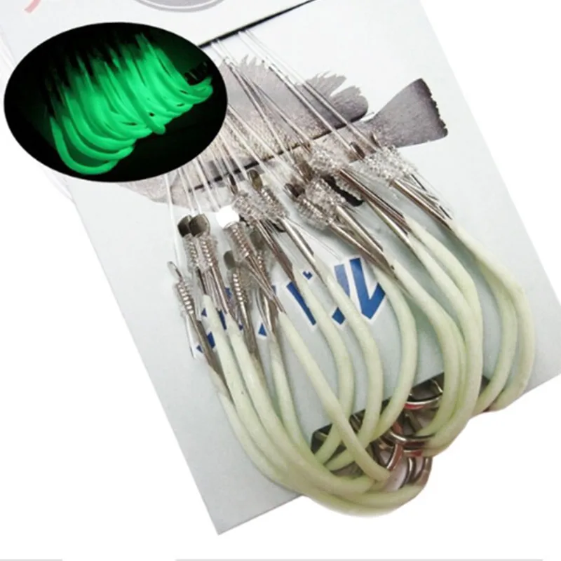 Luminous Fishing Hook 12-30# Barbed Hooks Pesca Tackle Accessories High Carbon Steel fishing Hooks String Hook
Luminous Fishing Hook 12-30# Barbed Hooks Pesca Tackle Accessories High Carbon Steel fishing Hooks String Hook
