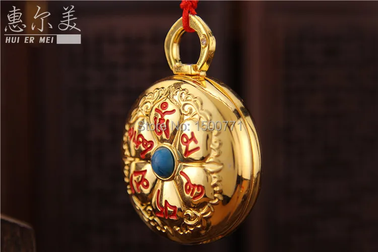 Tantra Tibetan- style alloy mantra prayer wheel Gaudencio box pendant exquisite workmanship
Tantra Tibetan- style alloy mantra prayer wheel Gaudencio box pendant exquisite workmanship