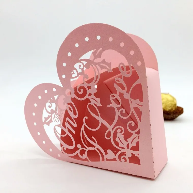 200pcs Laser Cut Hollow Heart Love Candy Box Chocolates Boxes With Ribbon For Wedding Party Baby Shower Favor Gift
200pcs Laser Cut Hollow Heart Love Candy Box Chocolates Boxes With Ribbon For Wedding Party Baby Shower Favor Gift
