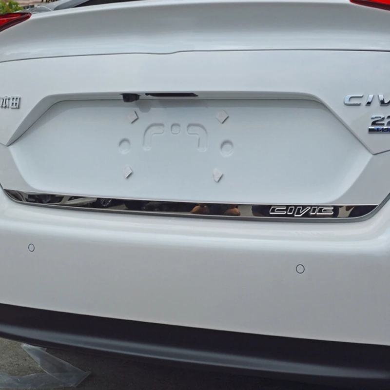 Red/Silver/Blue Logo Stainless Steel Rear Tailgate Trunk Lid Cover Trim For Honda Civic 2016 2017 2018 Accessories Car Styling
Red/Silver/Blue Logo Stainless Steel Rear Tailgate Trunk Lid Cover Trim For Honda Civic 2016 2017 2018 Accessories Car Styling