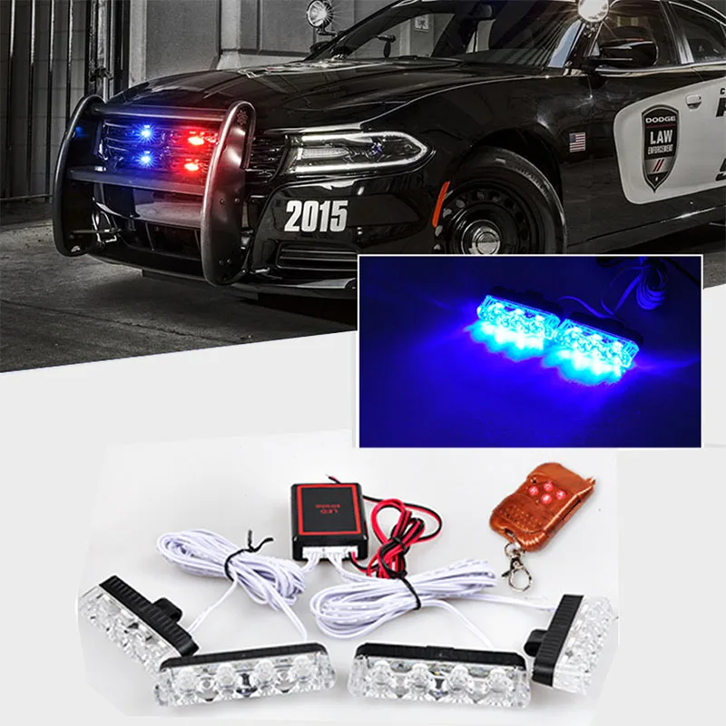 4x4LED Wireless Remote 12V Automobiles Car Strobe Warning light Flashing Flasher DRL Ambulance Emergency Police day lights
4x4LED Wireless Remote 12V Automobiles Car Strobe Warning light Flashing Flasher DRL Ambulance Emergency Police day lights