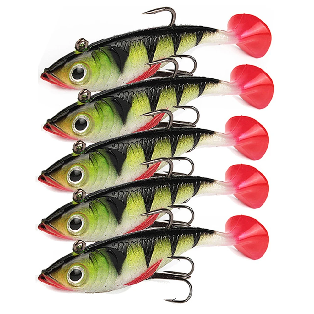 5pcs/lot Silicone Soft Bait Bonic Fishing Lure 11g 8.4cm Wobblers Artificial Bait Red Tail Lead Fish Tackle
5pcs/lot Silicone Soft Bait Bonic Fishing Lure 11g 8.4cm Wobblers Artificial Bait Red Tail Lead Fish Tackle