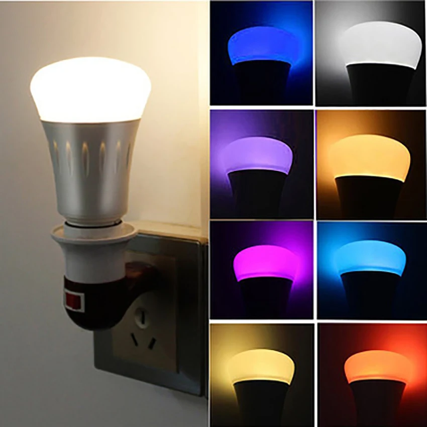 Smart Wifi Phone Control BluetoothSpeaker E27 7W RBGW LED Blub AC85-265V Light Music Playing Dimmable Color Energy-saving Lamp
Smart Wifi Phone Control BluetoothSpeaker E27 7W RBGW LED Blub AC85-265V Light Music Playing Dimmable Color Energy-saving Lamp