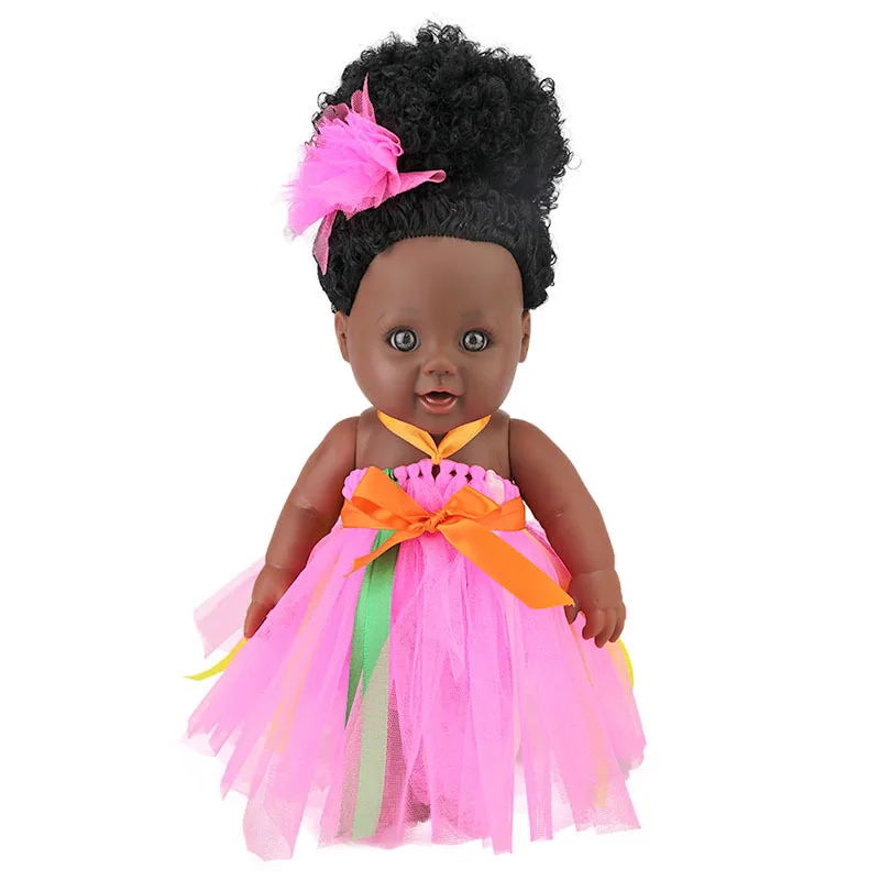 African black dolls reborn 30CM full vinyl body silicone reborn baby girl doll toys for children gift pop bebes reborn
African black dolls reborn 30CM full vinyl body silicone reborn baby girl doll toys for children gift pop bebes reborn