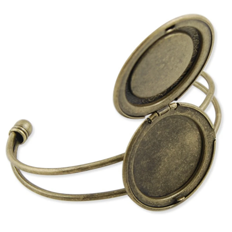 32 mm Antique Bronze tone Blank Bases Round Photo Locket Bracelet Cuff Bangle Settings Blanks Wholesale-C1788
32 mm Antique Bronze tone Blank Bases Round Photo Locket Bracelet Cuff Bangle Settings Blanks Wholesale-C1788