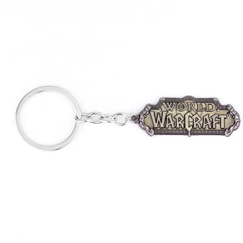 Dongsheng горячая Распродажа BLZ игра Мир брелок для ключей Warcraft Выгравированный WOW