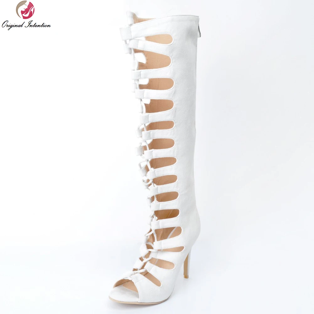 Original Intention Stylish Popular Cut Outs Women Sandals Peep Toe Thin Heels Sandals High-quality Shoes Woman Plus US Size 4-15
Original Intention Stylish Popular Cut Outs Women Sandals Peep Toe Thin Heels Sandals High-quality Shoes Woman Plus US Size 4-15
