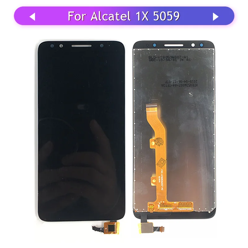 Для Alcatel 5059 1X 5059A 5059D 5059I 5059J 5059T 5059X 5059Y полный сенсорный экран ЖК-дисплей стекло