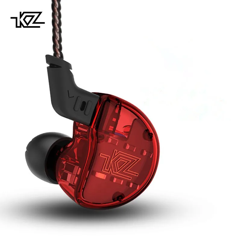 KZ ZS10 наушники 4BA + 1DD динамический гибрид в ухо HiFi бас гарнитура шумоподавление DJ