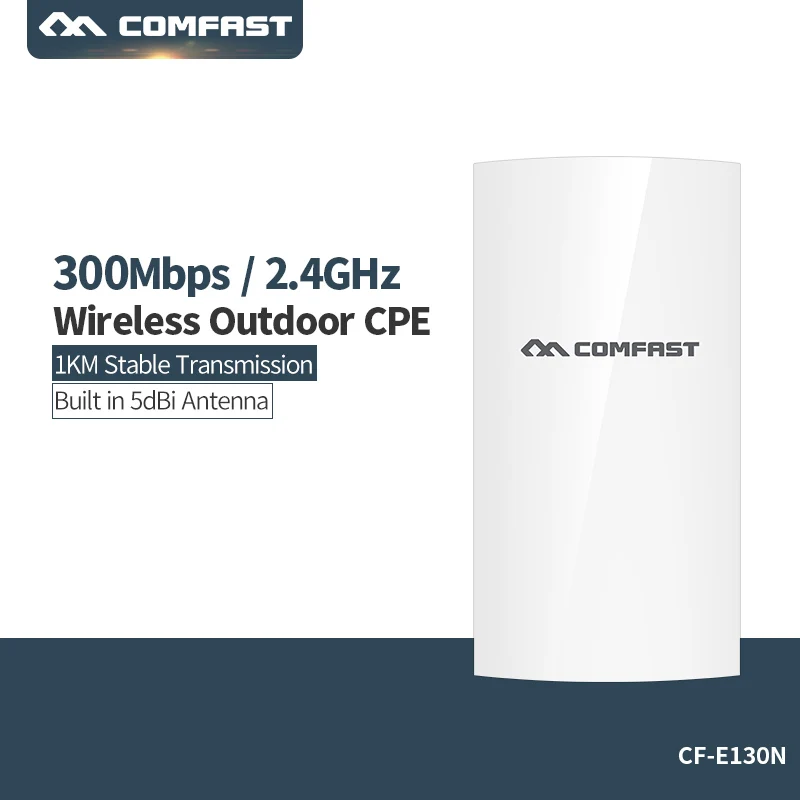 Comfast 300 Мбит/с 2,4G беспроводная внешняя Wifi дальняя cpe 5dbi ориентации антенны wi-fi беспроводной маршрутизатор Ретранслятор точки доступа мост AP
Comfast 300 Мбит/с 2,4G беспроводная внешняя Wifi дальняя cpe 5dbi ориентации антенны wi-fi беспроводной маршрутизатор Ретранслятор точки доступа мост AP