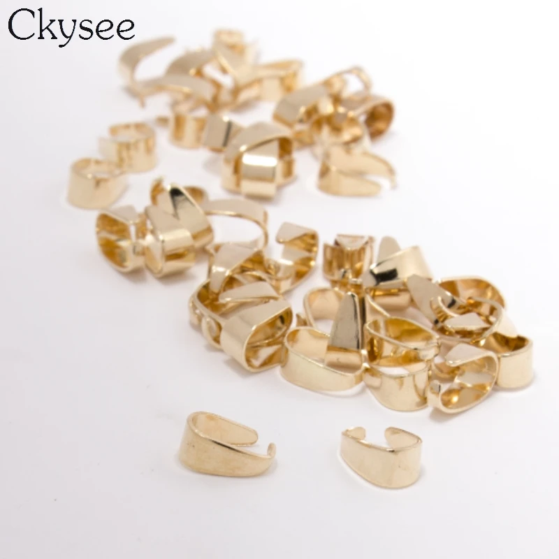 100pc/lot KC Gold Pendant Clips Clasps Pinch Clip Bail Beads Pendant Connectors 6*9mm For Jewelry Findings DIY Accessories
100pc/lot KC Gold Pendant Clips Clasps Pinch Clip Bail Beads Pendant Connectors 6*9mm For Jewelry Findings DIY Accessories
