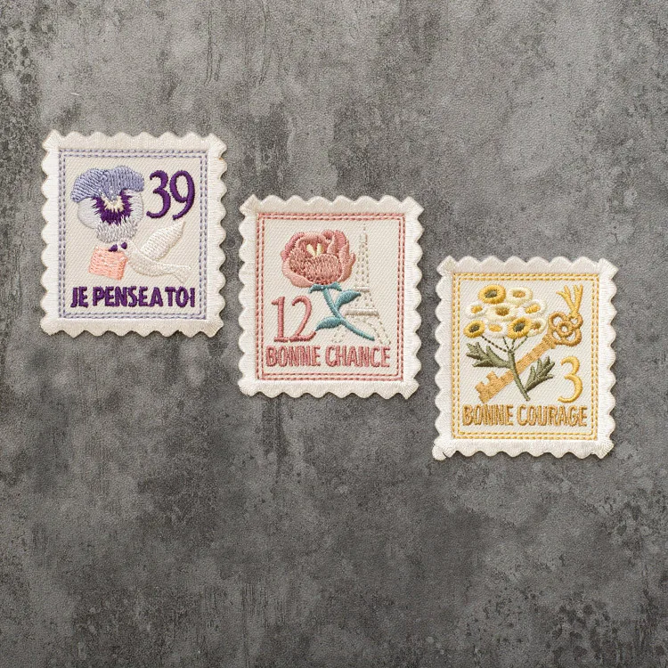 3Pcs/Lot Stamp Creative Decorative Clothing Patches Embroidery Ironing on Hat Coat Dress Pants Accessories
3Pcs/Lot Stamp Creative Decorative Clothing Patches Embroidery Ironing on Hat Coat Dress Pants Accessories