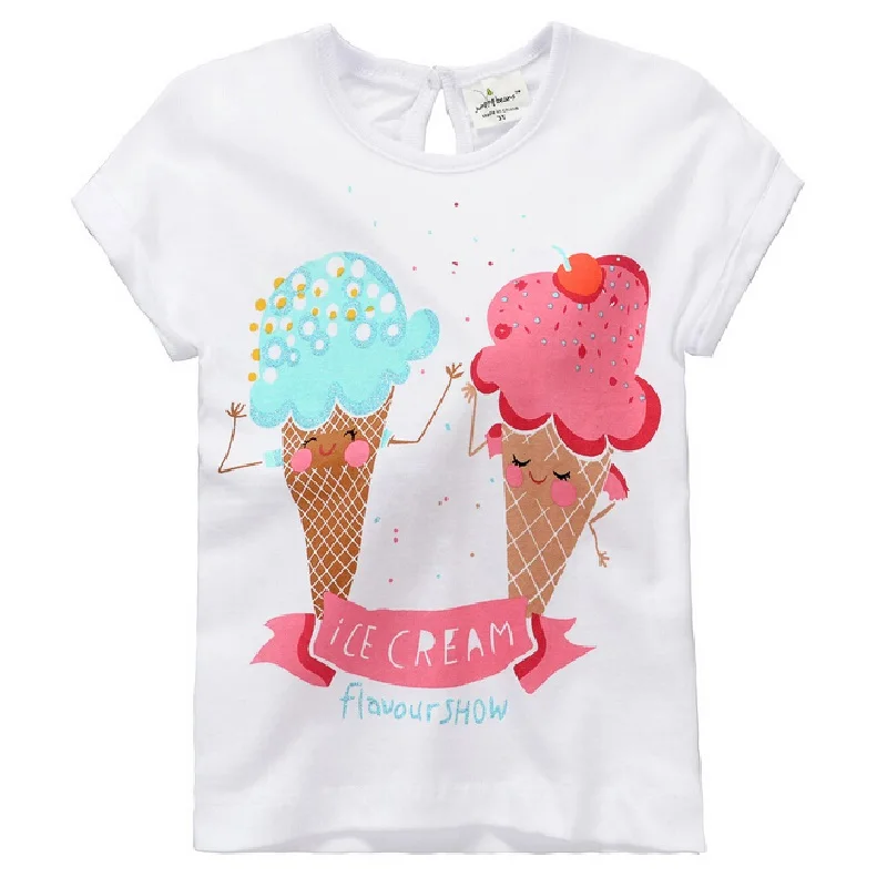 White Ice cream Girls Clothes T-Shirts Jumpers Children Blouses kids Tees Shirts Top Quality girls clothing 100% Cotton
White Ice cream Girls Clothes T-Shirts Jumpers Children Blouses kids Tees Shirts Top Quality girls clothing 100% Cotton
