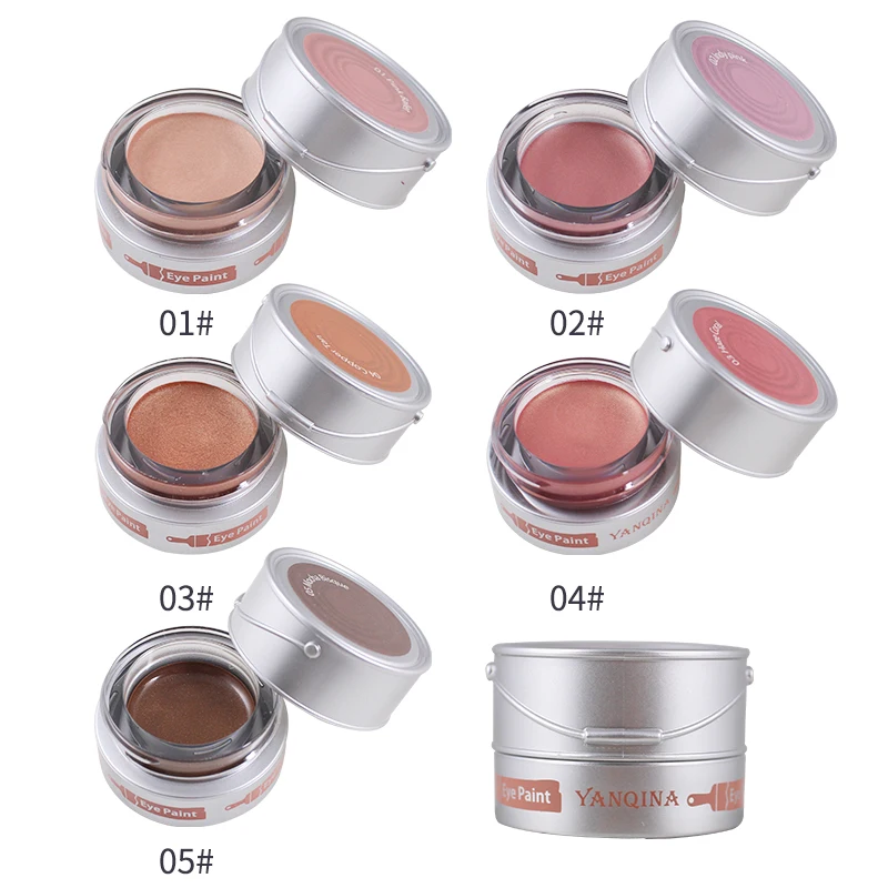 YANQINA shimmer eyeshadow cream 5 colors pink brown rose gold waterproof long lasting makeup glitter eyeshadow paint YAN020
YANQINA shimmer eyeshadow cream 5 colors pink brown rose gold waterproof long lasting makeup glitter eyeshadow paint YAN020