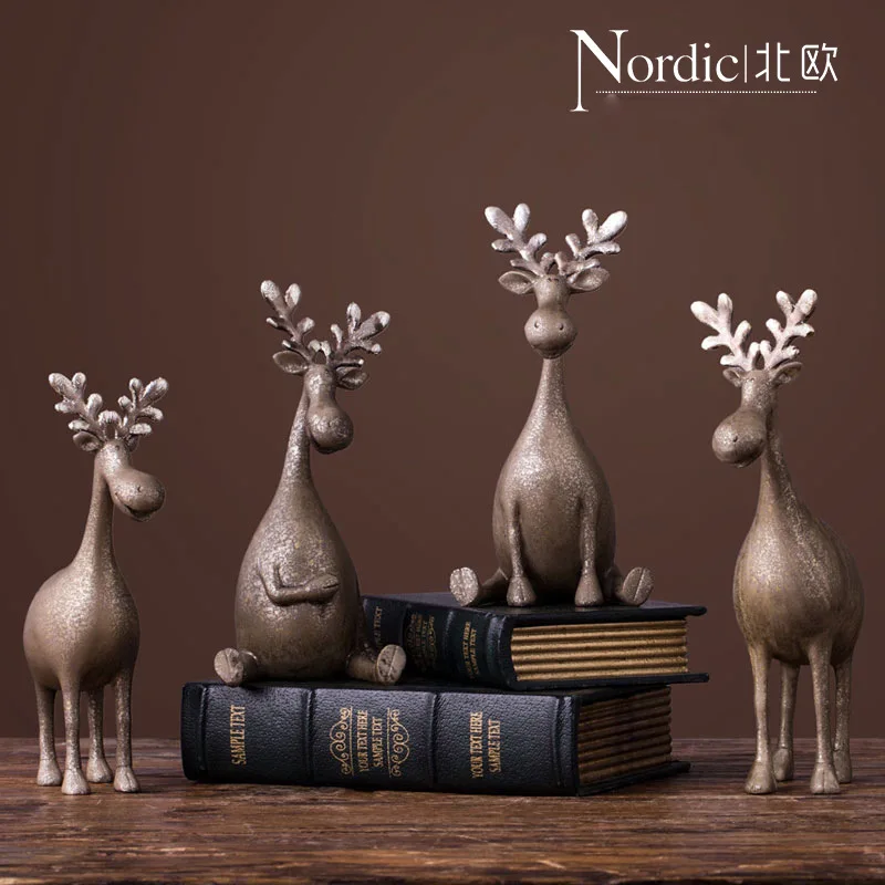 Retro Nordic Decorative Ornaments Resin Crafts Home Furnishing Ornaments Creative Office Deer Ornaments
Retro Nordic Decorative Ornaments Resin Crafts Home Furnishing Ornaments Creative Office Deer Ornaments