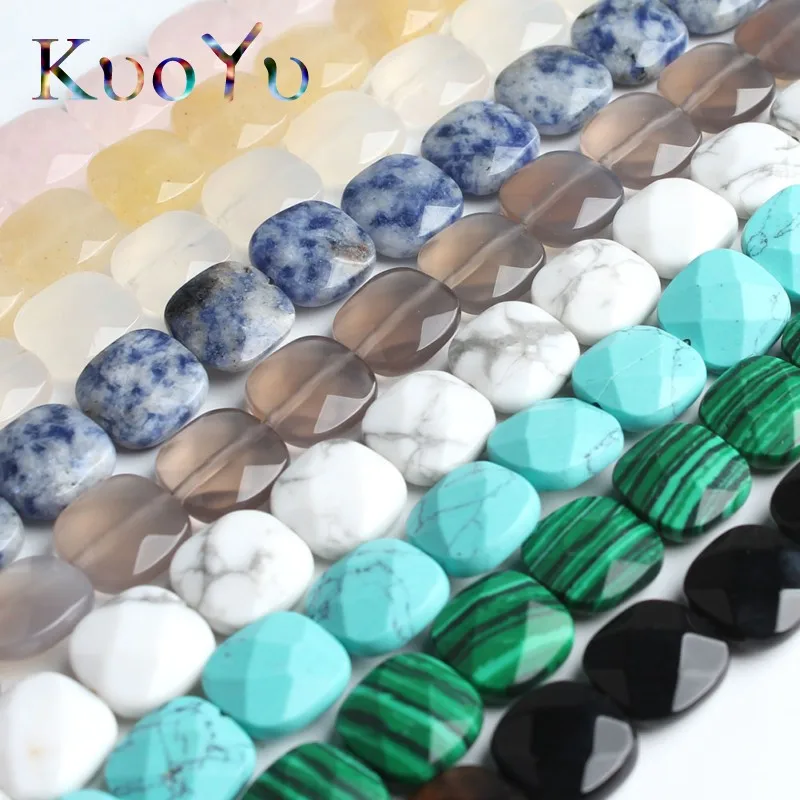 Natural Faceted Square Agates Quartz Jades Beads Loose Spacer Beads For Jewelry Making DIY Bracelet Necklace 12*12mm 7.5"Inches
Natural Faceted Square Agates Quartz Jades Beads Loose Spacer Beads For Jewelry Making DIY Bracelet Necklace 12*12mm 7.5"Inches