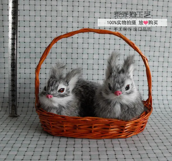simulation cute gray rabbit with basket 14x9x0cm model polyethylene&furs rabbit model home decoration props ,model gift d818
simulation cute gray rabbit with basket 14x9x0cm model polyethylene&furs rabbit model home decoration props ,model gift d818