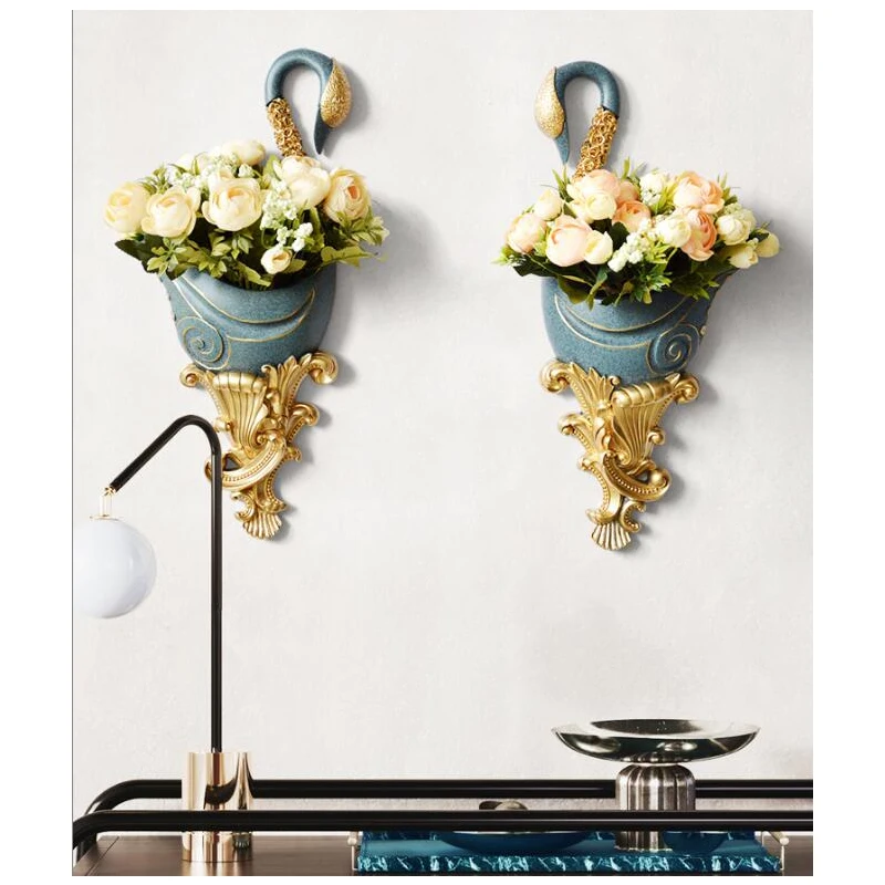 European Swan Resin Wall Hanging Vase Ornaments Home Livingroom Porch Wall Mural Decoration Store Hotel Club Wall Sticker Crafts
European Swan Resin Wall Hanging Vase Ornaments Home Livingroom Porch Wall Mural Decoration Store Hotel Club Wall Sticker Crafts