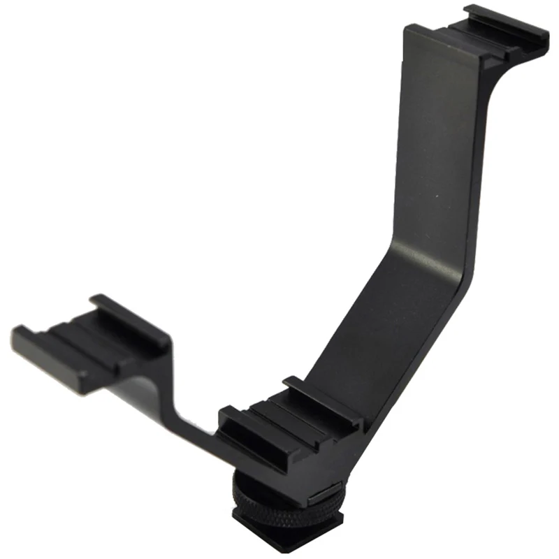 12.5cm Triple Shoe V-Bracket V-Shape Wide 3 Hot Cold Shoe Bracket for Flash Speedlite Micophone Led Light NIKON D7500 D500 D7200
12.5cm Triple Shoe V-Bracket V-Shape Wide 3 Hot Cold Shoe Bracket for Flash Speedlite Micophone Led Light NIKON D7500 D500 D7200