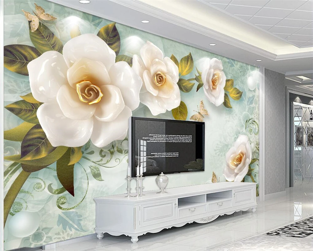 Beibehang Custom wallpaper 3D embossed roses European-style retro TV background wall living room bedroom decoration 3d wallpaper
Beibehang Custom wallpaper 3D embossed roses European-style retro TV background wall living room bedroom decoration 3d wallpaper