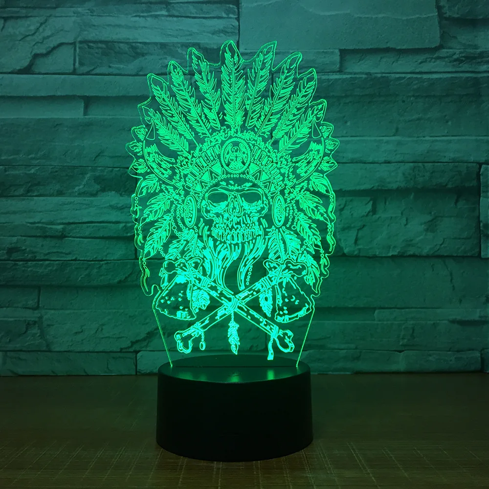 Indiana Chef 3D USB LED Night Light 3AA Battery Power 7 Colors Change Illusion Lamp Touch Remote Control Table Desk Decoration
Indiana Chef 3D USB LED Night Light 3AA Battery Power 7 Colors Change Illusion Lamp Touch Remote Control Table Desk Decoration