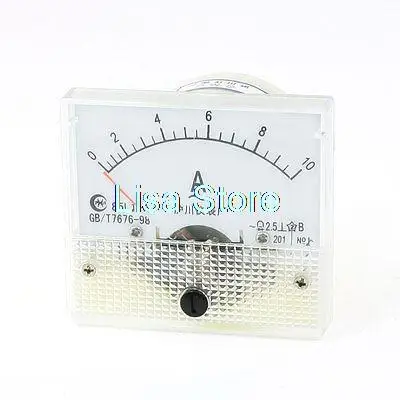 Class 2.5 85L1-A AC 0-10A Rectangle Analog Panel Ammeter Gauge