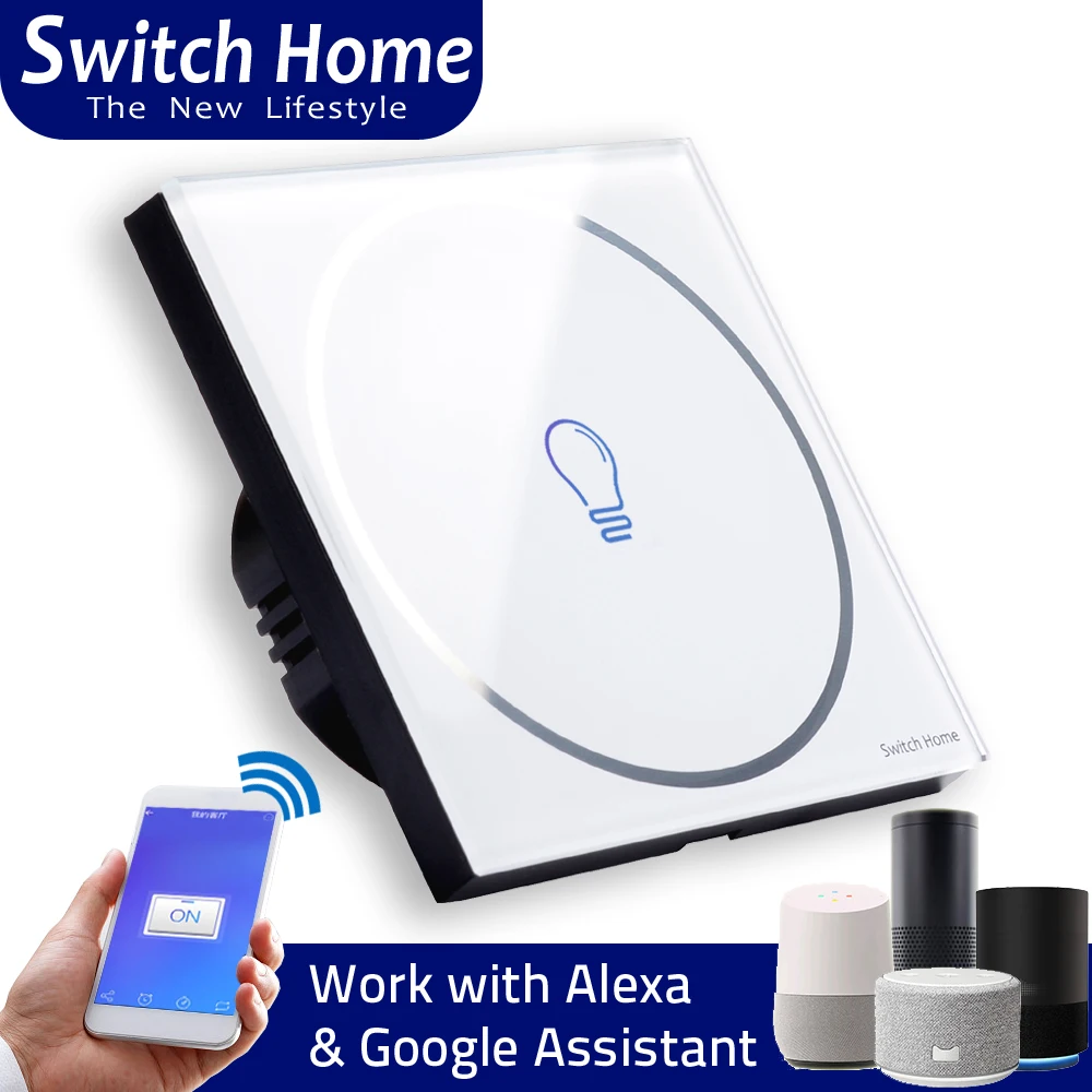 WIFI smart touch switch, Wireless Remote Control wifi Switch, Glass panel touch light Switch, Smart Sensor Wall light switch
WIFI smart touch switch, Wireless Remote Control wifi Switch, Glass panel touch light Switch, Smart Sensor Wall light switch