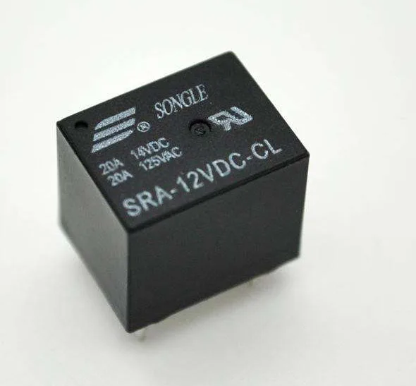 20PCS/lot Power relays SRA-05VDC-CL SRA-12VDC-CL SRA-24VDC-CL 5V 12V 24V 20A 5PIN T74
20PCS/lot Power relays SRA-05VDC-CL SRA-12VDC-CL SRA-24VDC-CL 5V 12V 24V 20A 5PIN T74