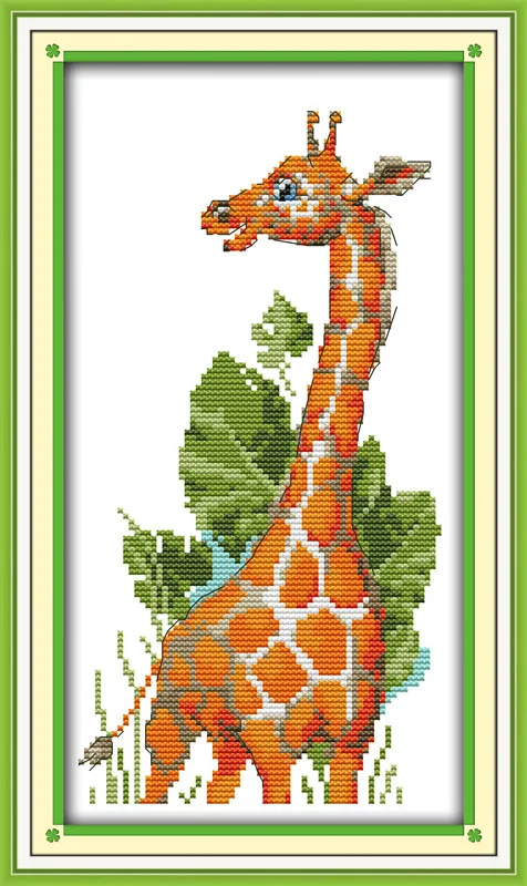 Giraffe cross stitch kit cartoon animal aida 14ct 11ct count canvas cross-stitches set embroidery DIY handmade needlework plus
Giraffe cross stitch kit cartoon animal aida 14ct 11ct count canvas cross-stitches set embroidery DIY handmade needlework plus