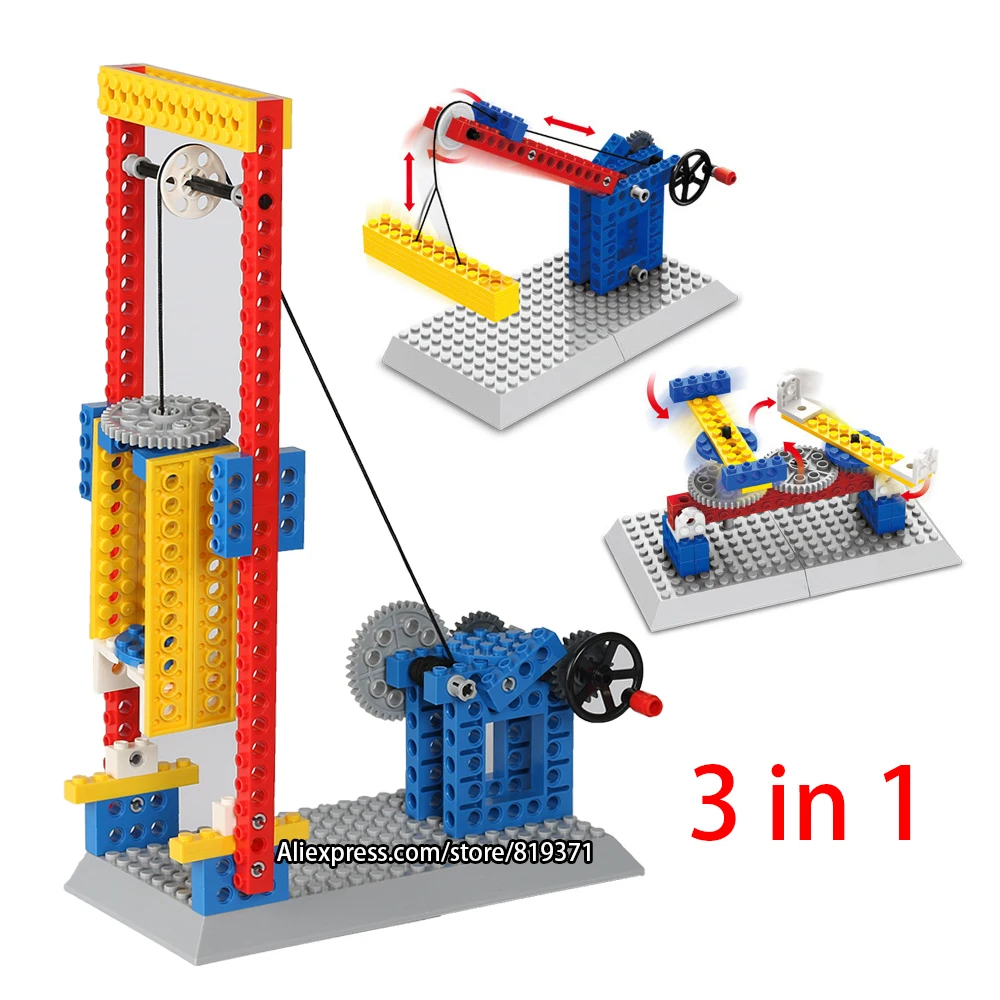 3 in 1 Kids Toys DIY Model Mechanical Engineering Building Blocks Bricks Collection Gift Set 1304
3 in 1 Kids Toys DIY Model Mechanical Engineering Building Blocks Bricks Collection Gift Set 1304