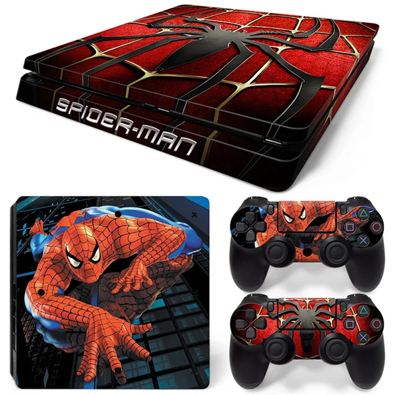 OST наклейка Человек паук виниловая кожа Наклейка Обложка для Playstation 4 Slim Skins|decal skin