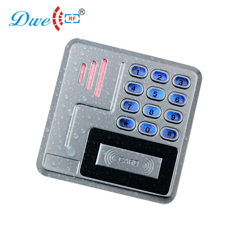 DWE CC RF access control card reader contactless card 125khz rfid reader backlit number key reader with IP 68 waterproof
DWE CC RF access control card reader contactless card 125khz rfid reader backlit number key reader with IP 68 waterproof