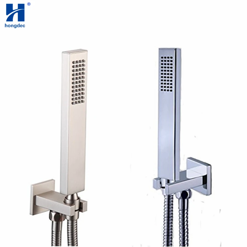 Hongdec Square Solid Brass Hand Held Shower Head With Wall Connector and 1.5M Hose Set
Hongdec Square Solid Brass Hand Held Shower Head With Wall Connector and 1.5M Hose Set