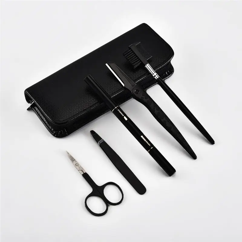 5 in 1 Portable Eyebrow Trimming Kit Tweezer and Scissor Set for Eyebrow Grooming Eyebrow Care Kit for Men and Women
5 in 1 Portable Eyebrow Trimming Kit Tweezer and Scissor Set for Eyebrow Grooming Eyebrow Care Kit for Men and Women
