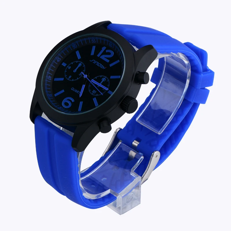 SINOBI Top Brand Luxury Watch Men Watch Silicone Strap Waterproof Sport Watches Hour Quartz Clock relogio masculino reloj hombre
SINOBI Top Brand Luxury Watch Men Watch Silicone Strap Waterproof Sport Watches Hour Quartz Clock relogio masculino reloj hombre
