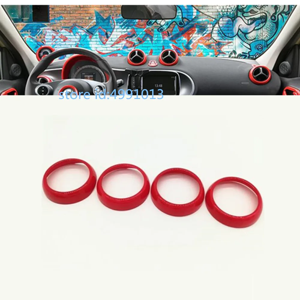 For Benz smart fortwo 2015 2016 2017 2018 Car ABS chrome Switch vent outlet Middle air condition panel Control trim frame lamp
For Benz smart fortwo 2015 2016 2017 2018 Car ABS chrome Switch vent outlet Middle air condition panel Control trim frame lamp