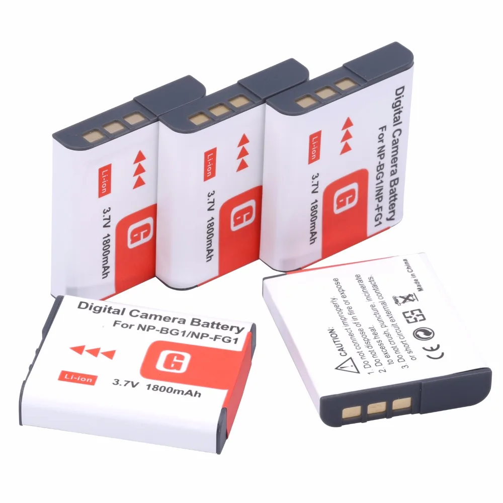 10pcs 1800mAh NP-BG1 NPBG1 camera Battery AKKU for SONY Cyber-shot DSC-H3 DSC-H7 DSC-H9 DSC-H10 DSC-H20 DSC-H50 DSC-H55 DSC-H70
10pcs 1800mAh NP-BG1 NPBG1 camera Battery AKKU for SONY Cyber-shot DSC-H3 DSC-H7 DSC-H9 DSC-H10 DSC-H20 DSC-H50 DSC-H55 DSC-H70
