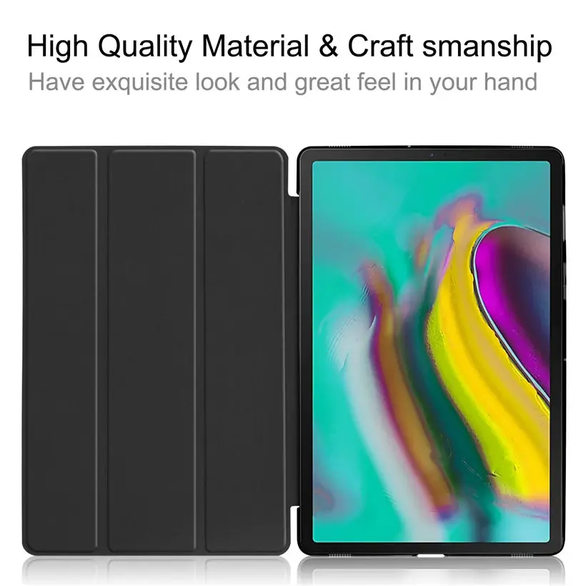 Ультратонкий чехол для Samsung galaxy tab S5e 10 5 2019 дюйма умный подставка из искусственной