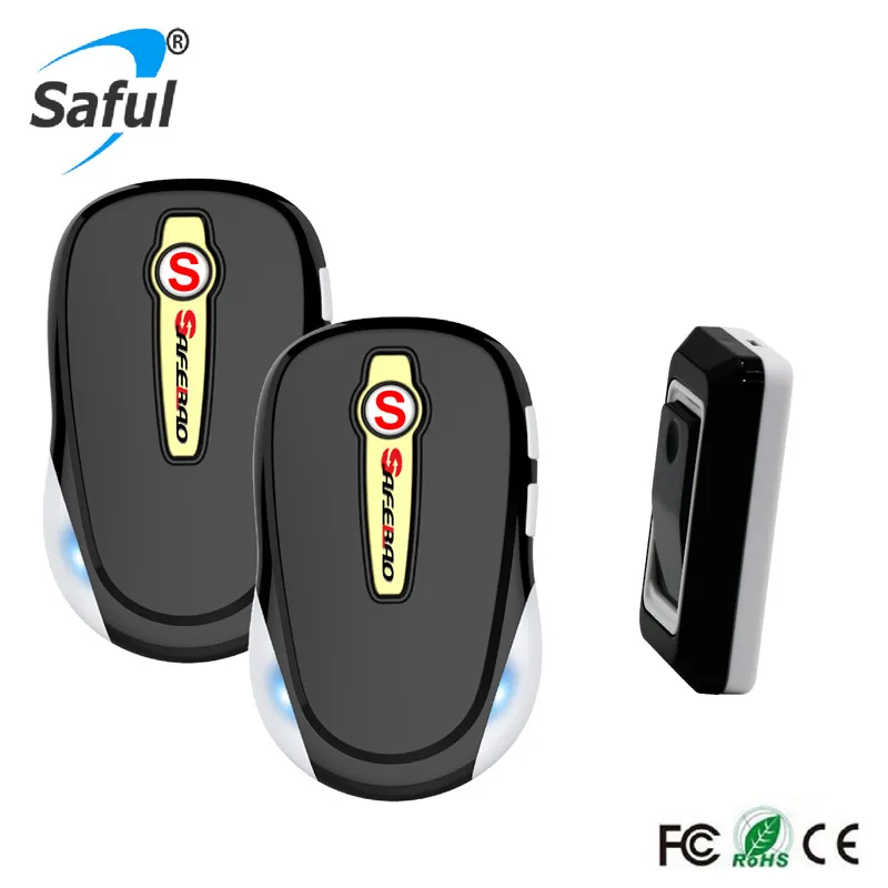 HOT Waterproof wireless doorbell black / white remote control doorbell EU plug indoor receiver and outdoor transmitter
HOT Waterproof wireless doorbell black / white remote control doorbell EU plug indoor receiver and outdoor transmitter