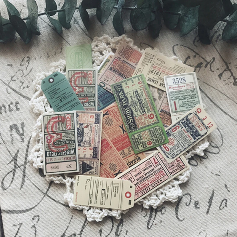 22pcs/Pack DIY Scrapbooking Planner Photo Diary Album Sticker Vintage Tickets Old Peper Bill Decorative Sticker Toys
22pcs/Pack DIY Scrapbooking Planner Photo Diary Album Sticker Vintage Tickets Old Peper Bill Decorative Sticker Toys