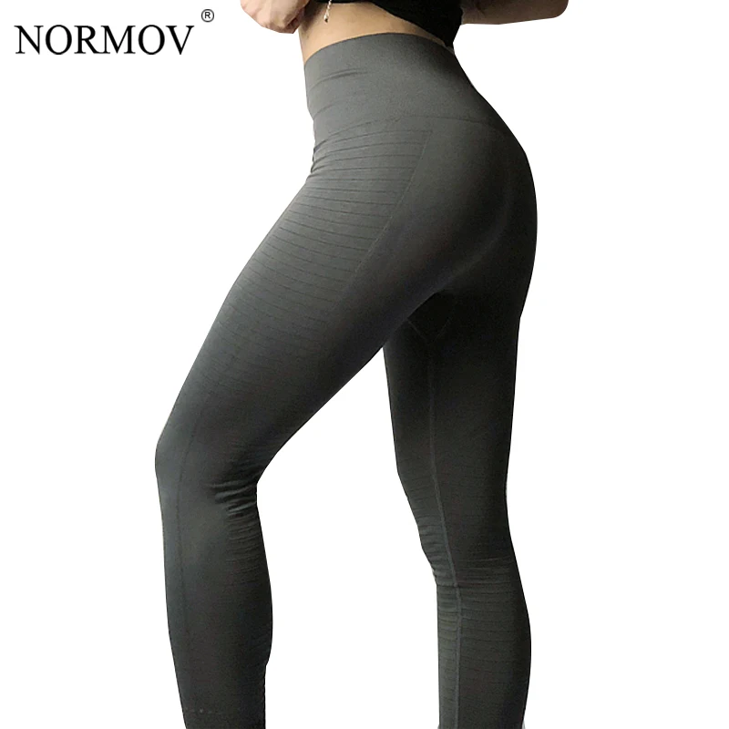 NORMOV Leggings Women Solid High Waist Workout Legging color Push Up Femme Trousers Female Fitness Clothing 4 Color | Женская одежда