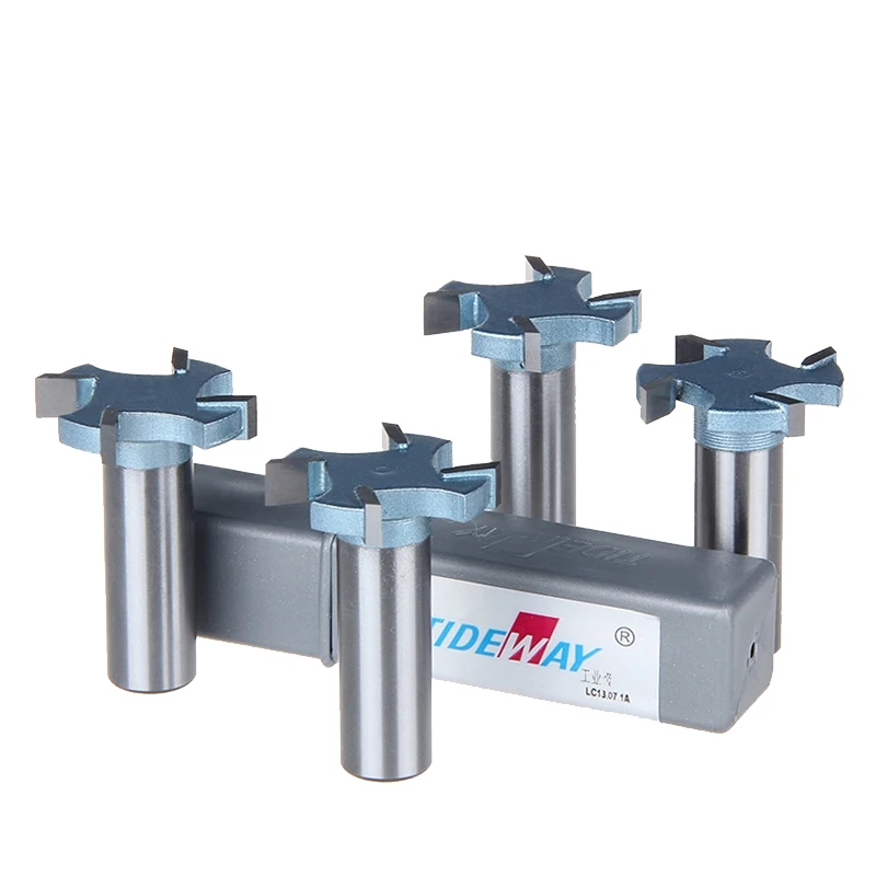 4T"T" type 1/4*5/32 Router Bits T type slotting cutter Bit for woodworking Tungsten Carbide Tideway 3213
4T"T" type 1/4*5/32 Router Bits T type slotting cutter Bit for woodworking Tungsten Carbide Tideway 3213